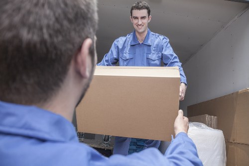 Local removals team helping with a move in Chalkfarm