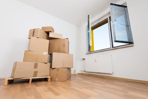 Commercial moving team planning an office relocation in Chalkfarm