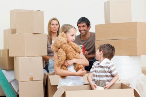 Packing and furniture handling during a Chalkfarm house move